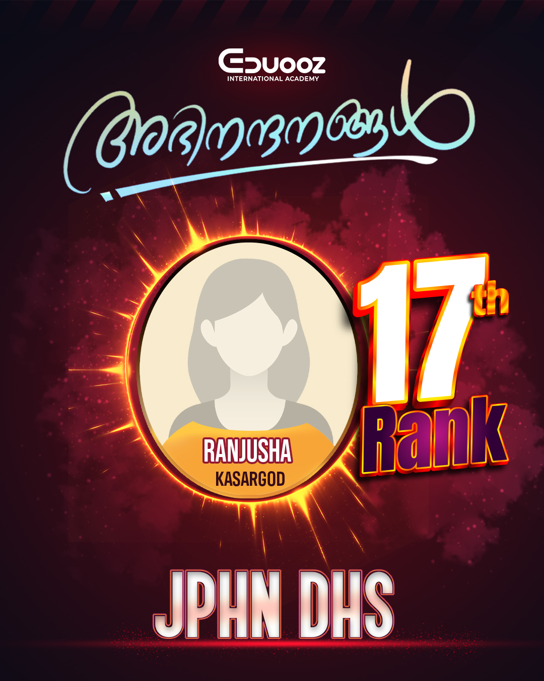 Rank holder portrait: 17 rajusha  JPHN DHS.jpg